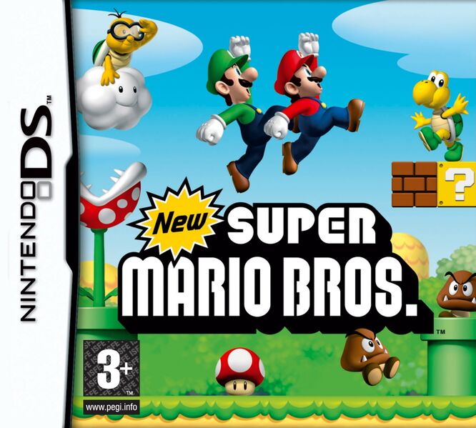Jaquette du jeu New Super Mario Bros.